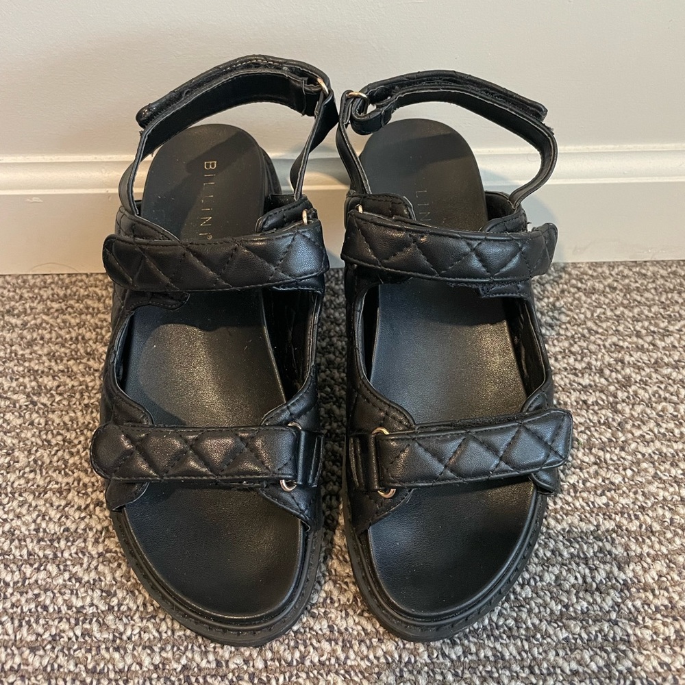 Black Bilini Sandals Size 9